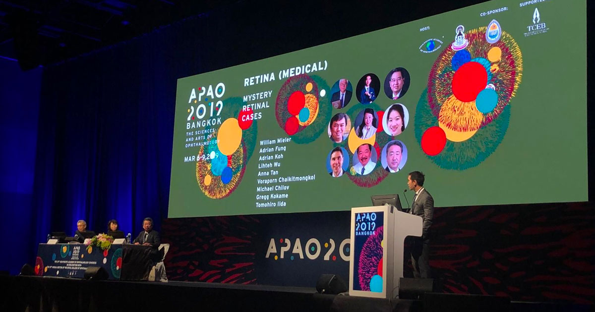 Assoc Prof Fung presented 3 posters, 2 rapid fire papers and 2 symposia at this year's Asia Pacific Academy of Ophthalmology conference.